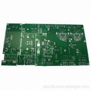 Double-layer PCB, Made of Halogen-free FR4, HASL Lead-free Finish and 1/1oz Copper Thickness